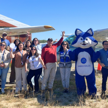 Jornada recreativa y de salud preventiva Andes Salud Ancud en Aeródromo Pupelde de Ancud.
