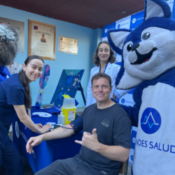 Stand de Andes Salud en Campus ABA Ancud