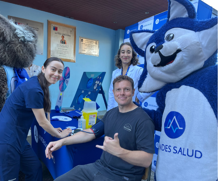 Stand de Andes Salud en Campus ABA Ancud