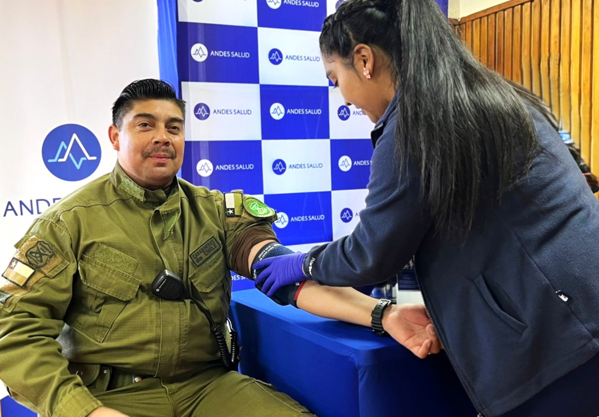 Centro Médico Andes Salud Ancud realizó un operativo de exámenes preventivos para funcionarios de la Primera Comisaría.